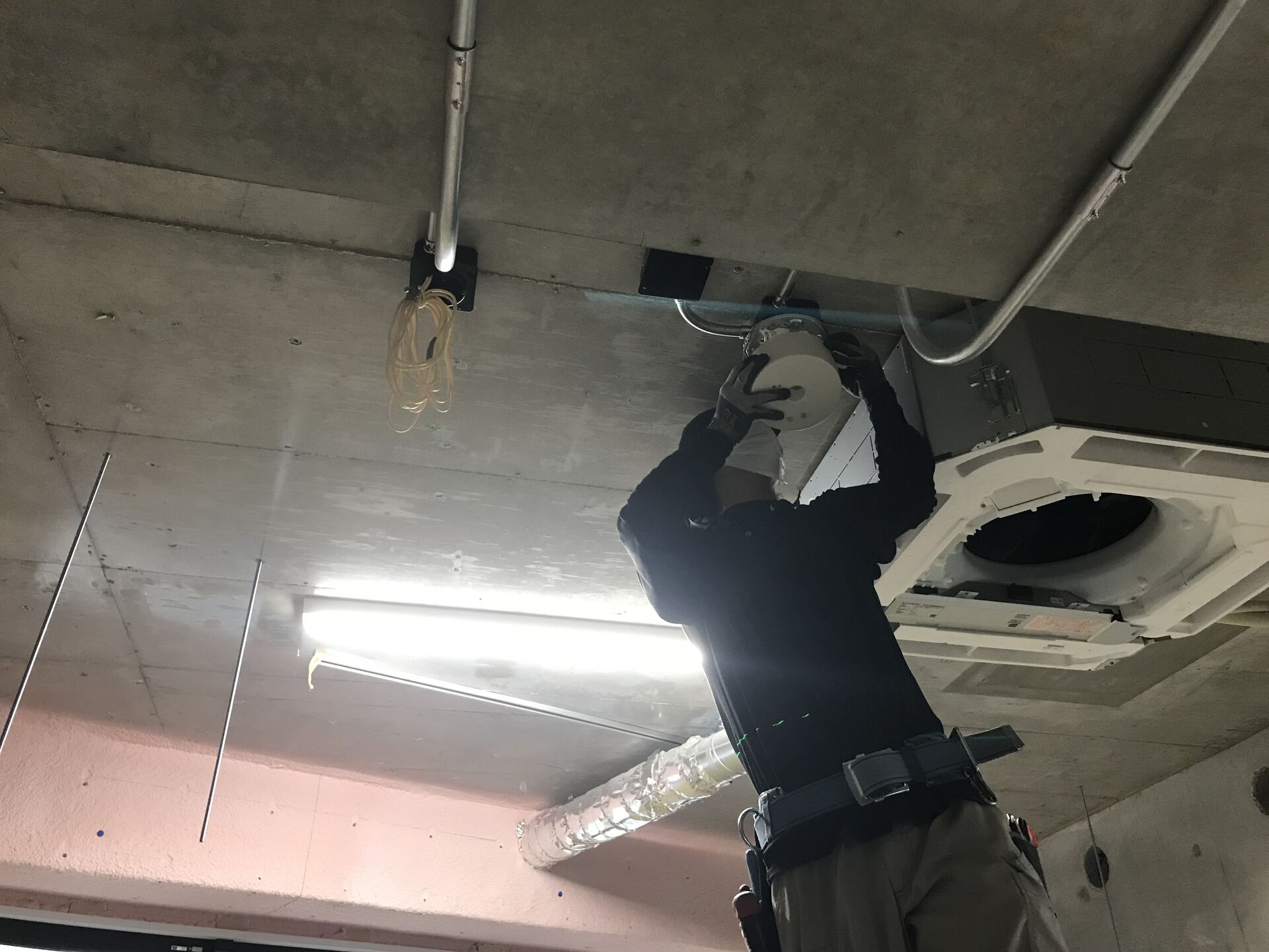 配管施工状況